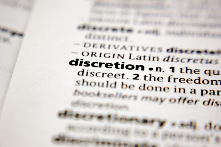 Sole Discretion: Meaning, Sentence, and Clause