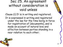 Consideration Clause